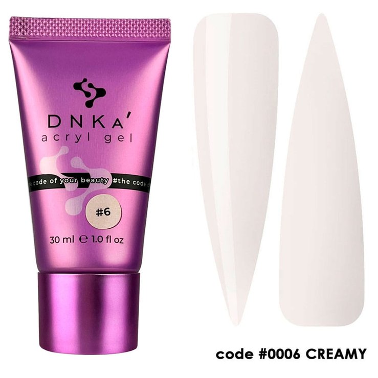 Acryl Gel DNKa, 30ml #0006 Creamy (tube)