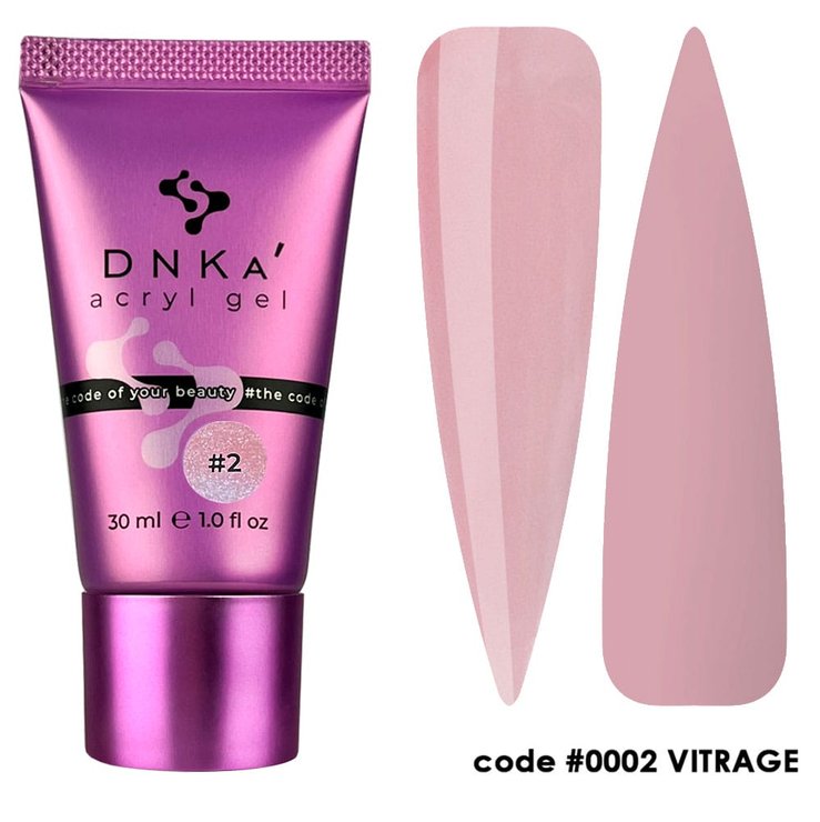 Acryl Gel DNKa, 30ml #0002 Vitrage (tube)